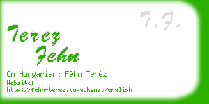 terez fehn business card